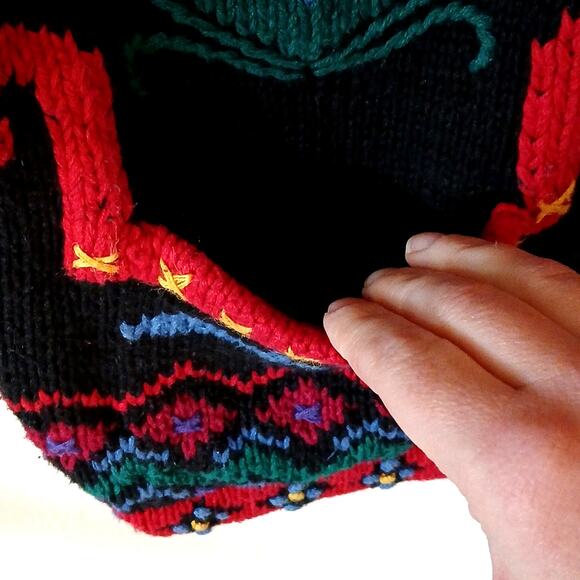 Vintage Woodstock International By Bernard Cardigan Sweater - Picture 7 of 7